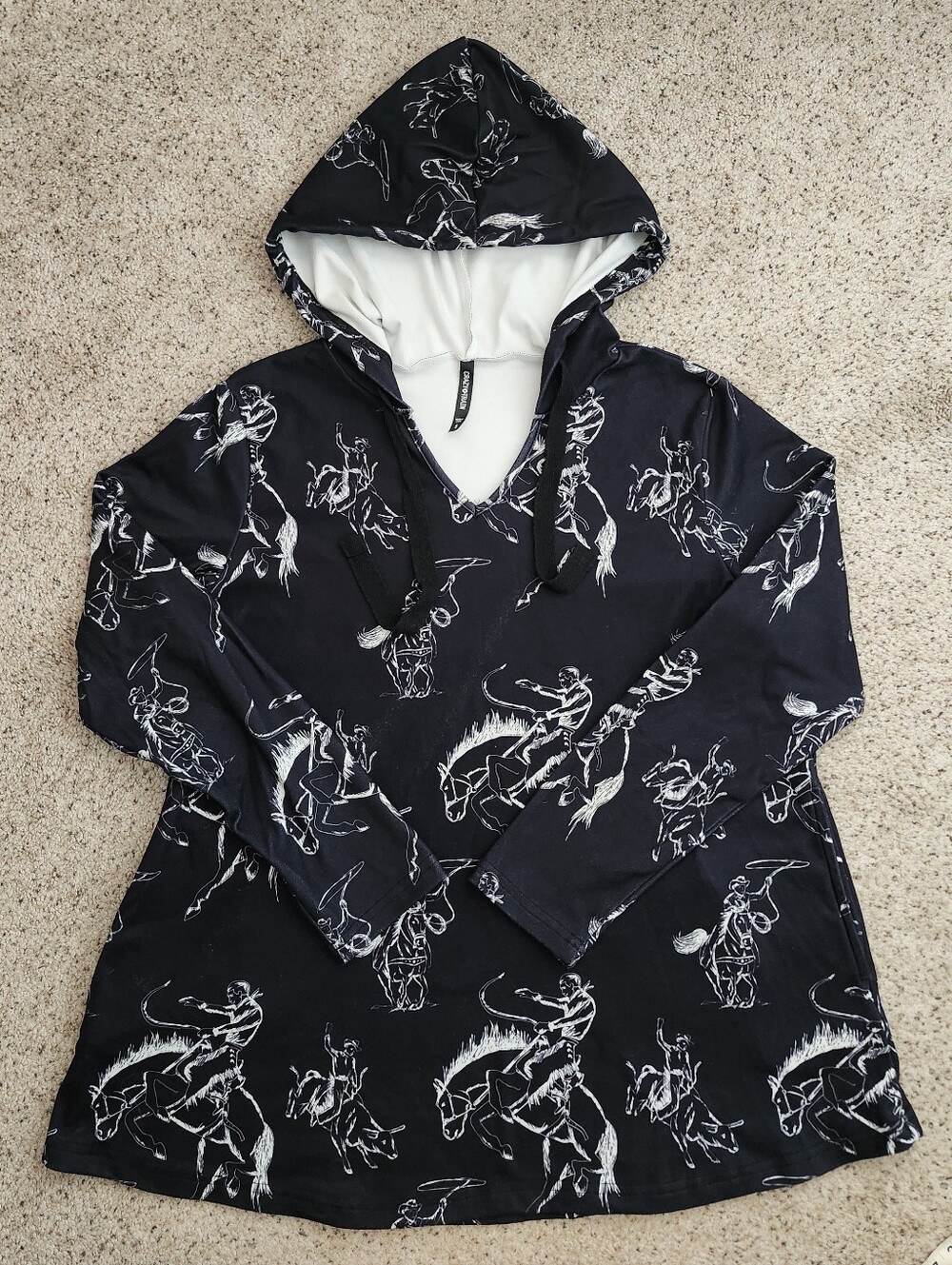 Crazy Train Western Cowboy Hoodie Sweater